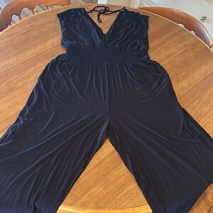 Jersey knit jumpsuit